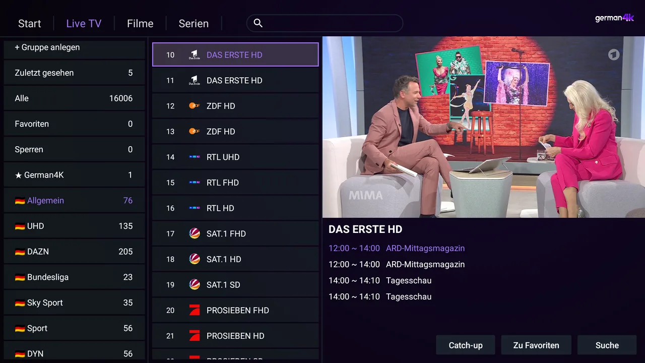 Bundesliga 2026/27 live streamen – Live Sport in 4K Ultra HD
